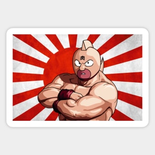 Kinnikuman Rising Sun Horizontal Magnet